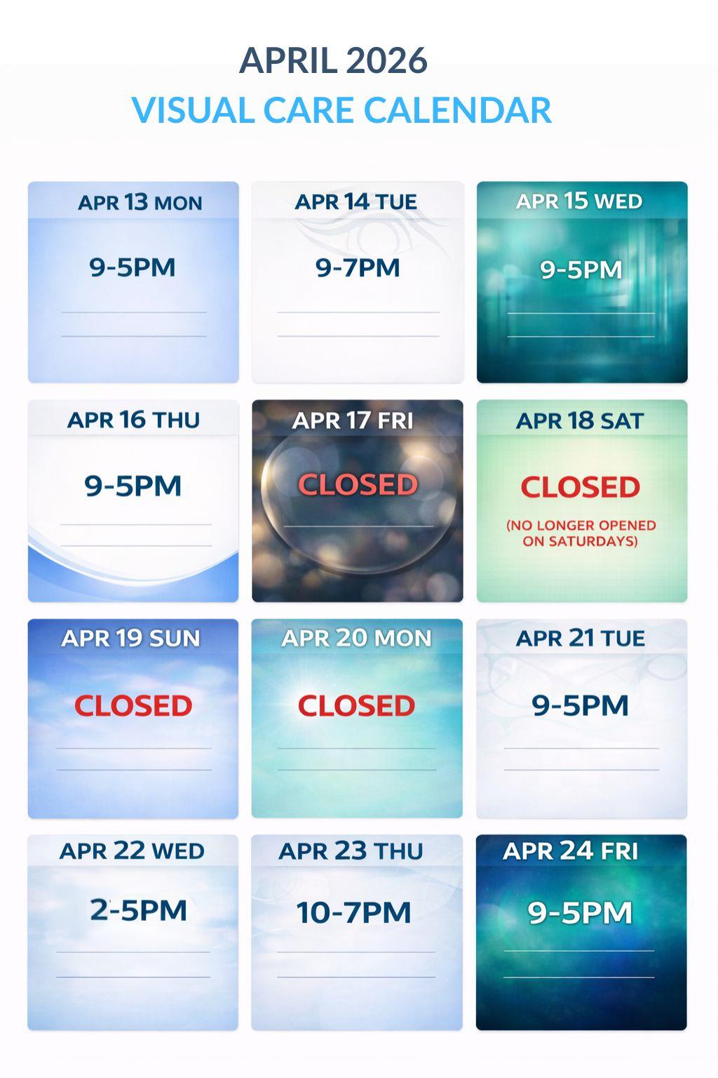 APRIL 2026 – VISUAL CARE CALENDAR (APR 13–24) (1)